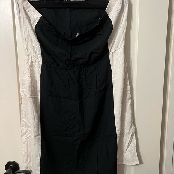 GAP black and cream tube dress - Picture 2 of 2